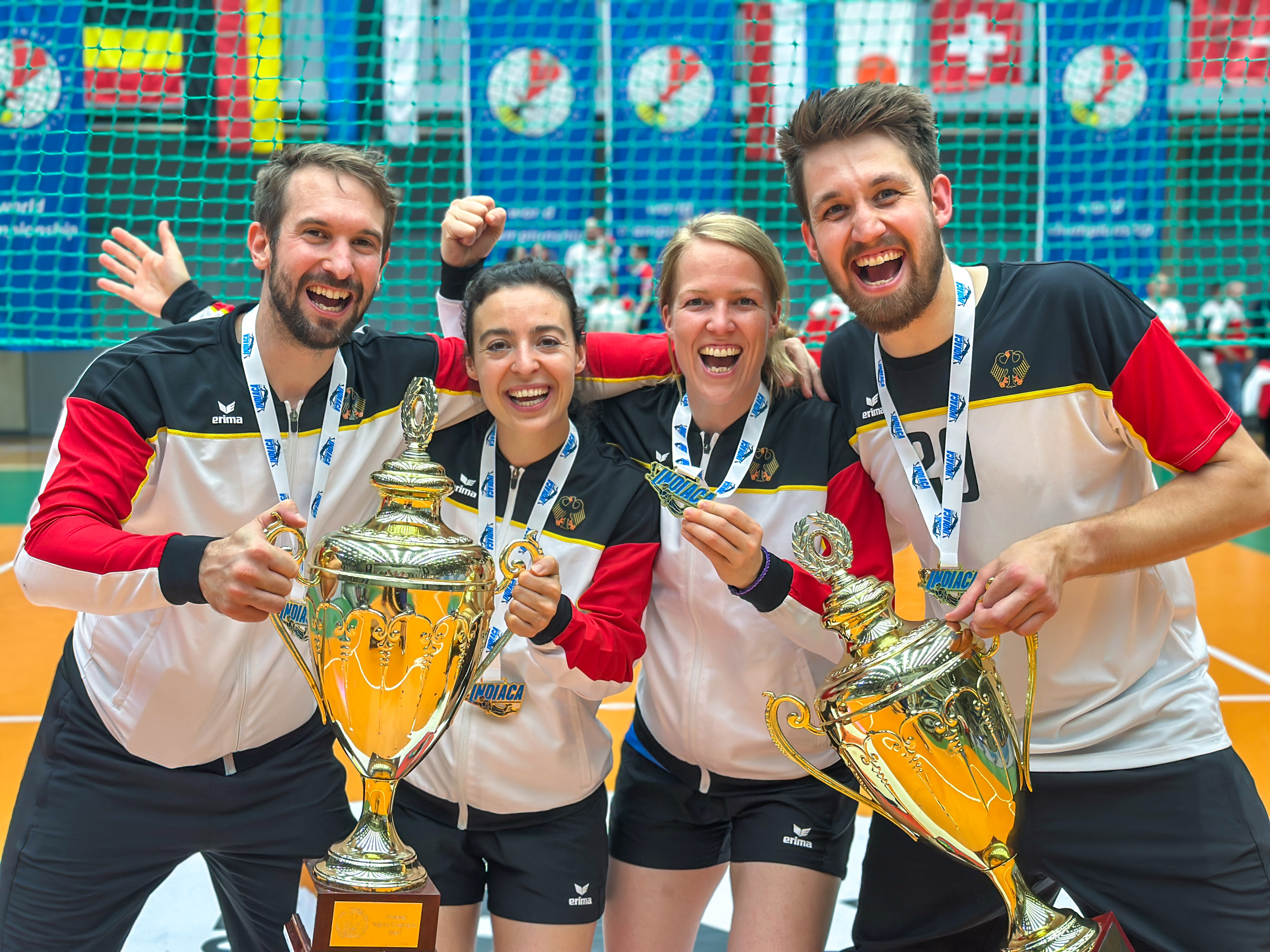 v.l.n.r.: Sebastian Drexler, Alexandra Drexler, Christine Frenking, Philipp Schulze Frenking